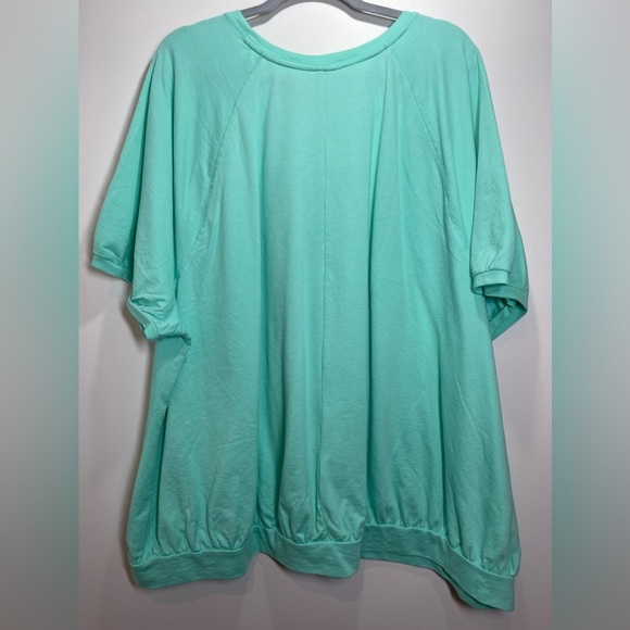 NWT Lane Bryant Women’s Plus Size Short Sleeve Crew Neck Top Size 34/36W (6X) - Picture 5 of 5